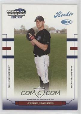 2004 Donruss World Series - [Base] - Platinum Holofoil 25 #185 - Jesse Harper /25