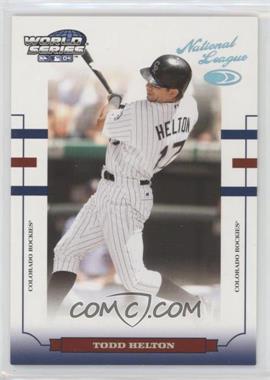 2004 Donruss World Series - [Base] - Platinum Holofoil 25 #WS-65 - Todd Helton /25