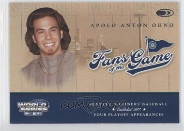 2004 Donruss World Series - Fans of the Game #FG-3 - Apolo Anton Ohno