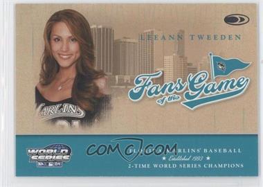 2004 Donruss World Series - Fans of the Game #FG-5 - Leeann Tweeden