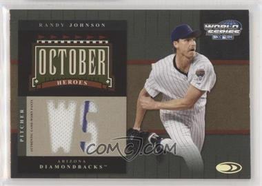 2004 Donruss World Series - October Heroes - Materials #OH-16 - Randy Johnson /50 [EX to NM]