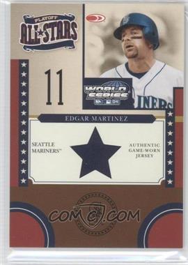 2004 Donruss World Series - Playoff All-Stars - Materials #PAS-6 - Edgar Martinez /50