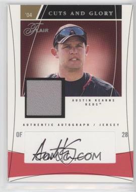 2004 Flair - Cuts and Glory - Silver #CAG-AK - Austin Kearns /50