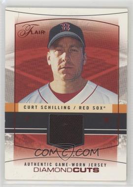 2004 Flair - Diamond Cuts - Red #DC-CS - Curt Schilling /175