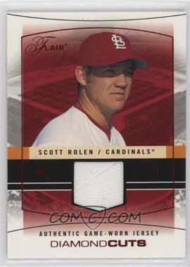 2004 Flair - Diamond Cuts - Red #DC-SR - Scott Rolen /175