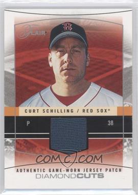 2004 Flair - Diamond Cuts - Silver #DC-CS - Curt Schilling /50