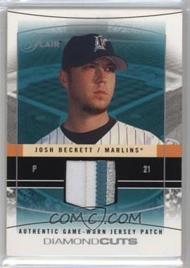 2004 Flair - Diamond Cuts - Silver #DC-JB - Josh Beckett /50