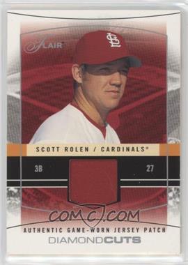 2004 Flair - Diamond Cuts - Silver #DC-SR - Scott Rolen /50