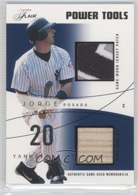 2004 Flair - Power Tools - Platinum Missing Serial Number #PT-JP - Jorge Posada