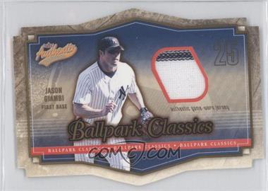 2004 Fleer Authentix - Ballpark Classics - Jersey #BC-JG - Jason Giambi