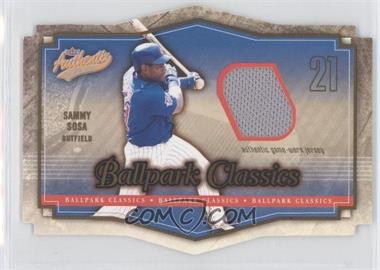 2004 Fleer Authentix - Ballpark Classics - Jersey #BC-SS - Sammy Sosa