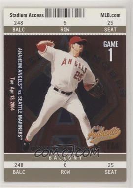 2004 Fleer Authentix - [Base] - Balcony #18 - Troy Glaus /100