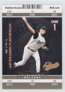 2004 Fleer Authentix - [Base] - Balcony #69 - Curt Schilling /100