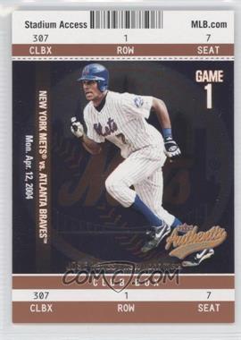 2004 Fleer Authentix - [Base] - Club Box #100 - Jose Reyes /25