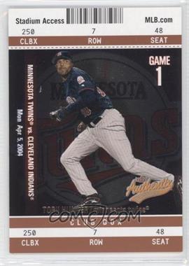 2004 Fleer Authentix - [Base] - Club Box #34 - Torii Hunter /25