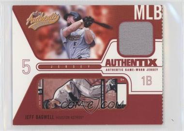 2004 Fleer Authentix - Game Jerseys - Ripped #JA-JB2 - Jeff Bagwell