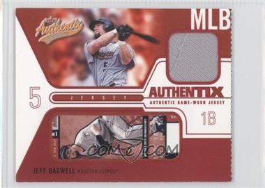 2004 Fleer Authentix - Game Jerseys - Ripped #JA-JB2 - Jeff Bagwell