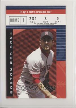 2004 Fleer Authentix - Ticket Studs #1 TS - Nomar Garciaparra