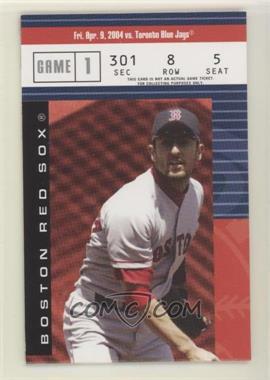 2004 Fleer Authentix - Ticket Studs #1 TS - Nomar Garciaparra