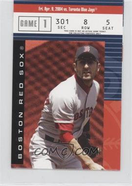 2004 Fleer Authentix - Ticket Studs #1 TS - Nomar Garciaparra