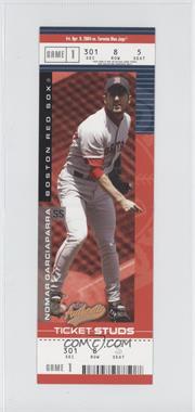 2004 Fleer Authentix - Ticket Studs #1 TS - Nomar Garciaparra