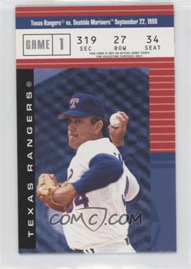 2004 Fleer Authentix - Ticket Studs #12 TS - Nolan Ryan