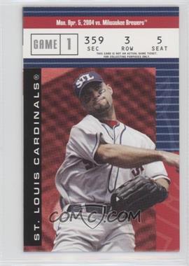 2004 Fleer Authentix - Ticket Studs #5 TS - Albert Pujols