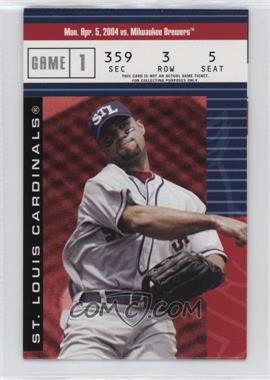 2004 Fleer Authentix - Ticket Studs #5 TS - Albert Pujols