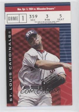 2004 Fleer Authentix - Ticket Studs #5 TS - Albert Pujols