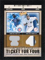 Sammy Sosa, Derek Jeter, Alex Rodriguez, Jim Thome #/100