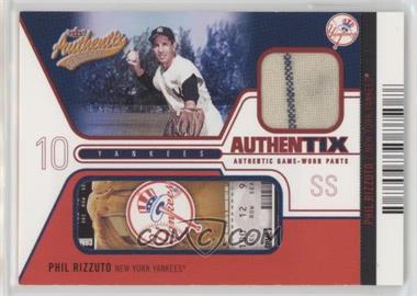 2004 Fleer Authentix - Yankees Authentix #YA-PR - Phil Rizzuto