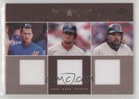 Alex Rodriguez, Nomar Garciaparra, Manny Ramirez #/75