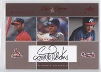 Albert Pujols, Scott Podsednik, Andruw Jones (Scott Podsednik Autograph) #/150