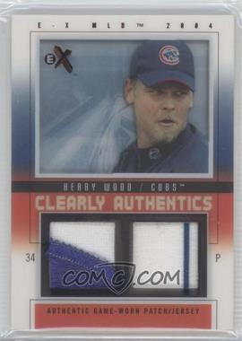 2004 Fleer E-X - Clearly Authentics - Bronze Patch/Jersey #CA-KW - Kerry Wood /35