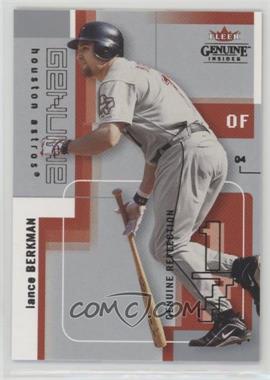 2004 Fleer Genuine Insider - [Base] - Genuine Reflection #3 - Lance Berkman /99