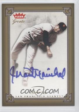 2004 Fleer Greats of the Game - Autographs #GBA-JM - Juan Marichal