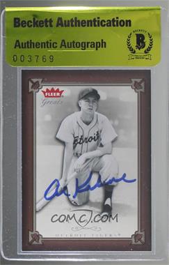 2004 Fleer Greats of the Game - [Base] #26 - Al Kaline [BAS Authentic]