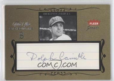 2004 Fleer Greats of the Game - Etched in Time Cuts #ET-DC - Dolph Camilli /40