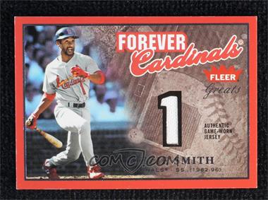 2004 Fleer Greats of the Game - Forever Jerseys - Jersey Number Missing Serial Number #F-OS - Ozzie Smith