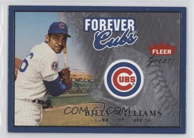 2004 Fleer Greats of the Game - Forever #13 F - Billy Williams /1959