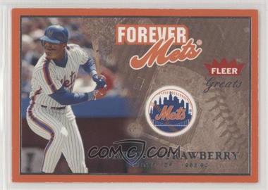 2004 Fleer Greats of the Game - Forever #23 F - Darryl Strawberry /1983