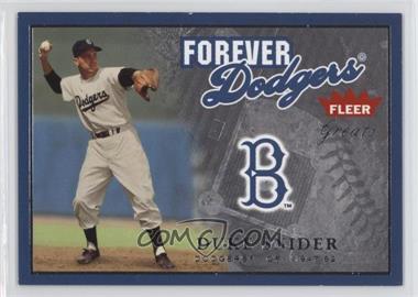 2004 Fleer Greats of the Game - Forever #5 F - Duke Snider /1947