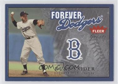 2004 Fleer Greats of the Game - Forever #5 F - Duke Snider /1947