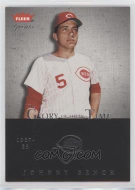 2004 Fleer Greats of the Game - Glory of their Time #2 GOT - Johnny Bench /1974