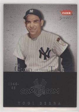 2004 Fleer Greats of the Game - Glory of their Time #20 GOT - Yogi Berra /1950