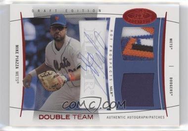 2004 Fleer Hot Prospects Draft Edition - Double Team Jerseys - Red Hot Patches Signatures #DTAP/MP - Mike Piazza /22