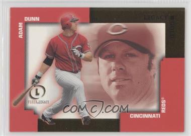 2004 Fleer Legacy - [Base] - Gold #21 - Adam Dunn /50 [Noted]