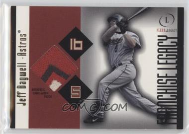 2004 Fleer Legacy - Franchise Legacy Patch - Numbered to 50 #FL/JB3 - Jeff Bagwell /50
