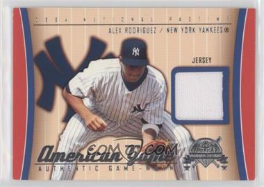 2004 Fleer National Pastime - American Game - Jersey #AG-AR - Alex Rodriguez