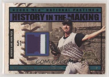 2004 Fleer National Pastime - History in the Making - Patch Missing Serial Number #HM-RJ - Randy Johnson